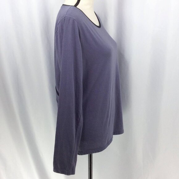 Victoria Sport Top Womens Size Large Split Back Long Sleeve Victorias Secret - Picture 2 of 9